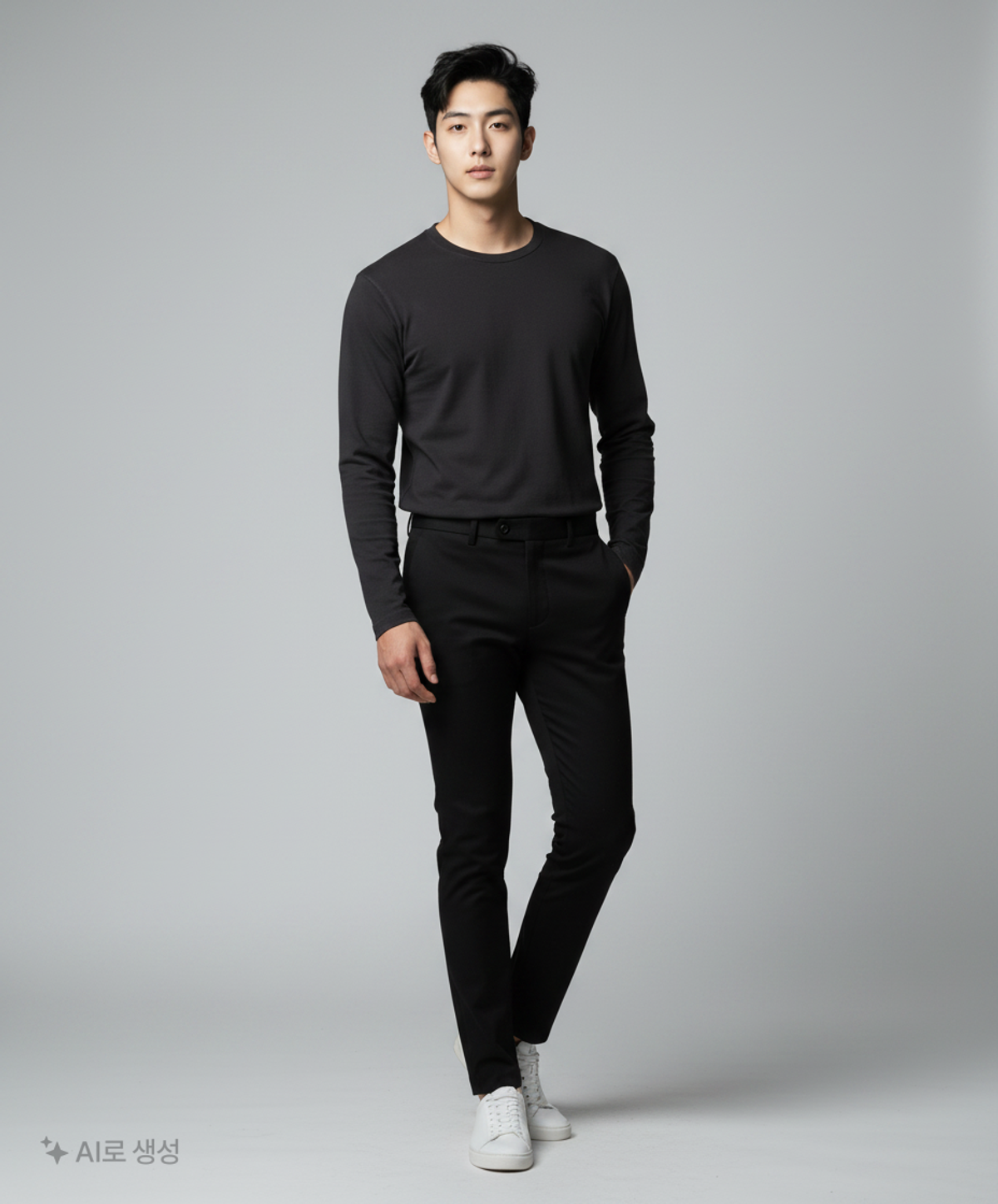 무신사 스탠다드(MUSINSA STANDARD) 긴소매 티셔츠 M