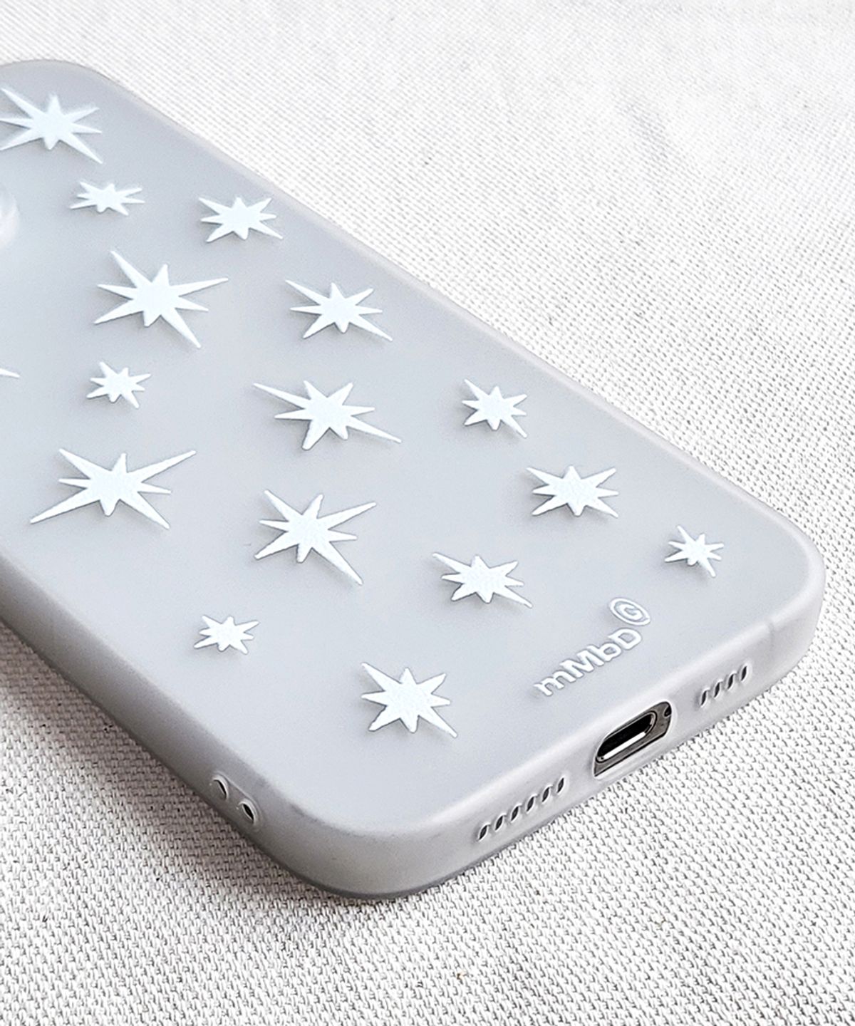 메모리즈바운더리(MEMORIESBOUNDARY) Stellar Scatter Phone Case WH (Matte Clear Jelly)
