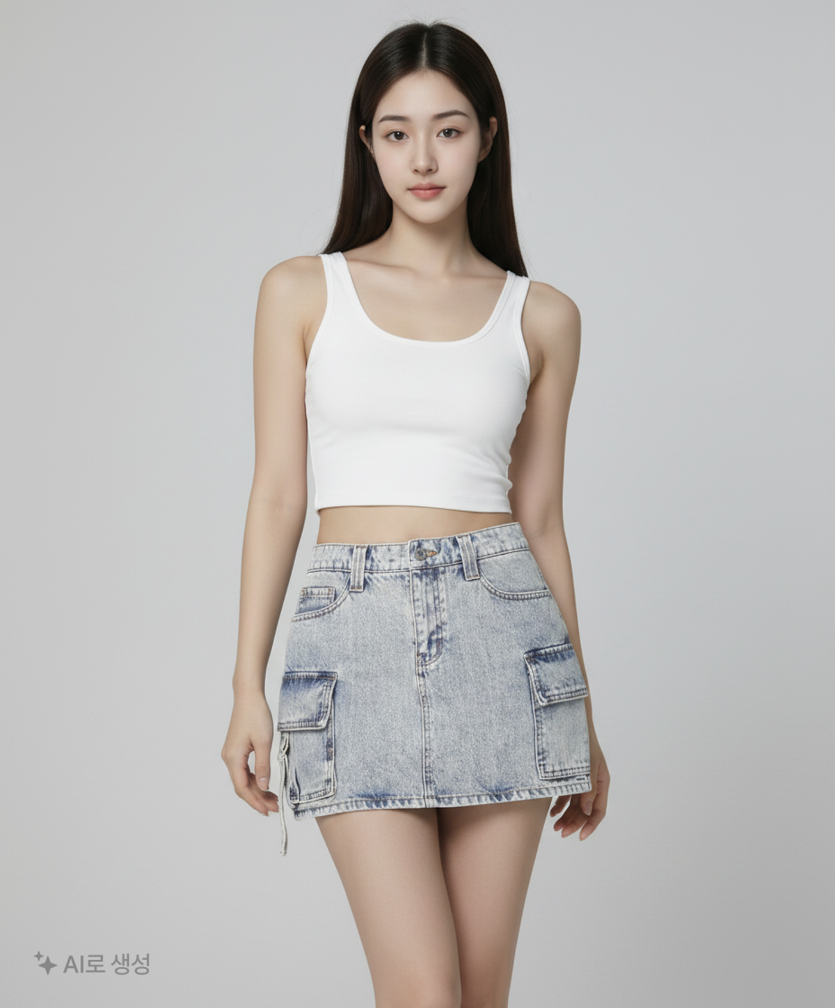 플랙(PLAC) 미니스커트 M