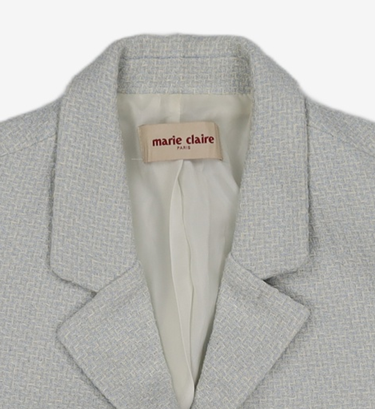 마리끌레르(MARIE CLAIRE) 크롭 린넨 트위드 자켓(MODBJK07M3) 40