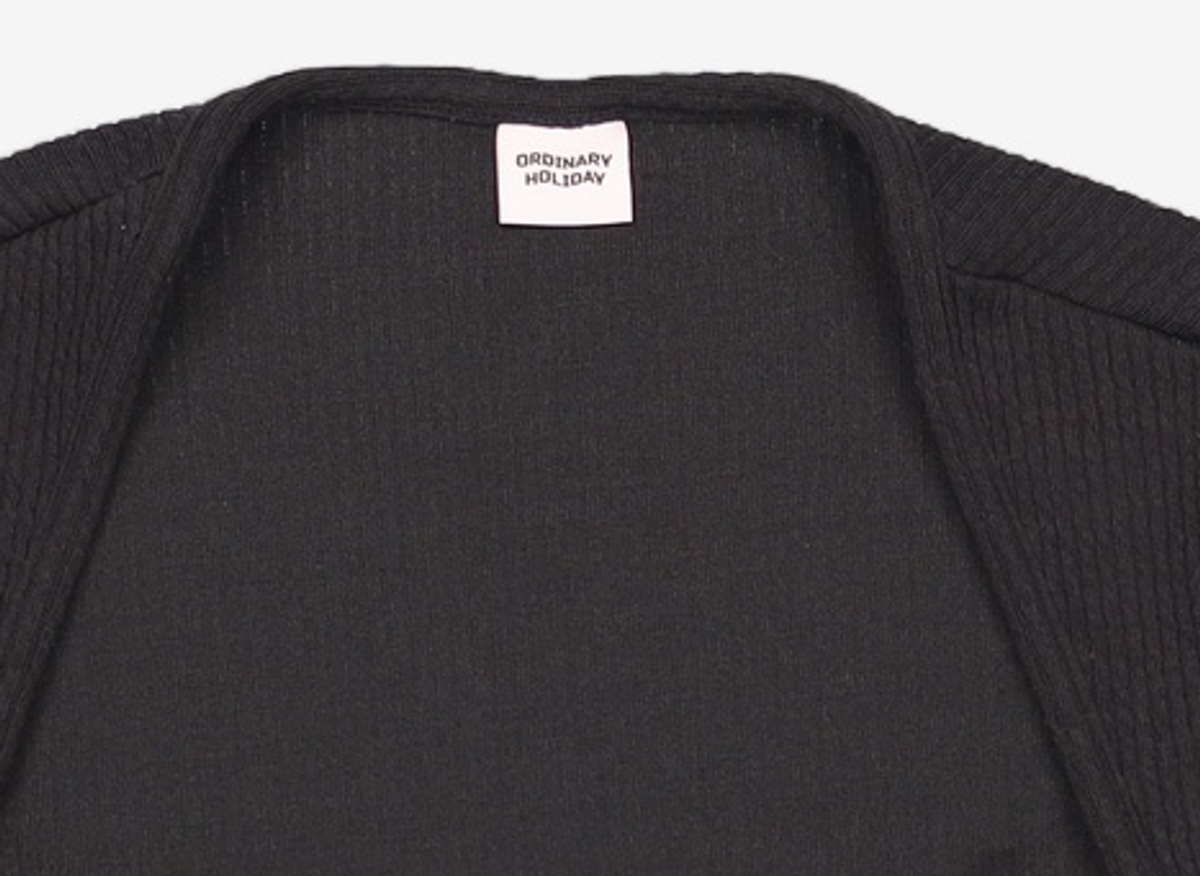 오디너리 홀리데이(ORDINARY HOLIDAY) 골지져지가디건세트 RIB JERSEY CARDIGAN SET FREE