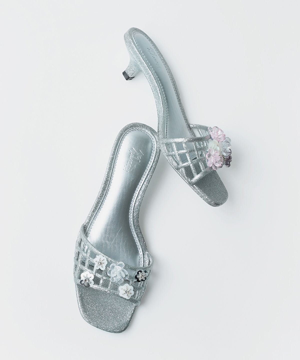 헤븐리젤리(HEAVENLY JELLY) [@sujiarchive SET] Classic Mule Glitter Silver