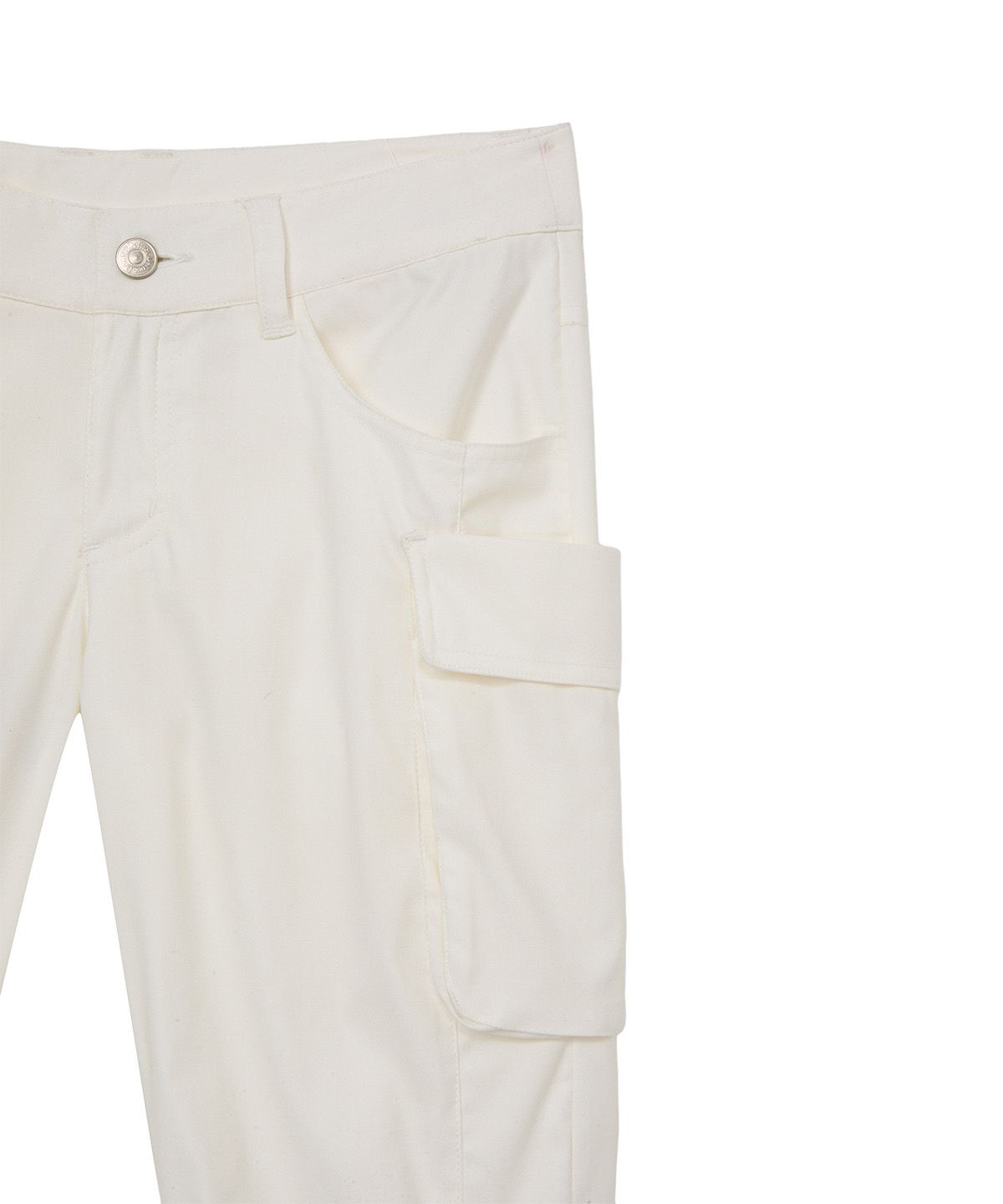 다이닛(DEINET) CARGO CAPRI PANTS IN WHITE