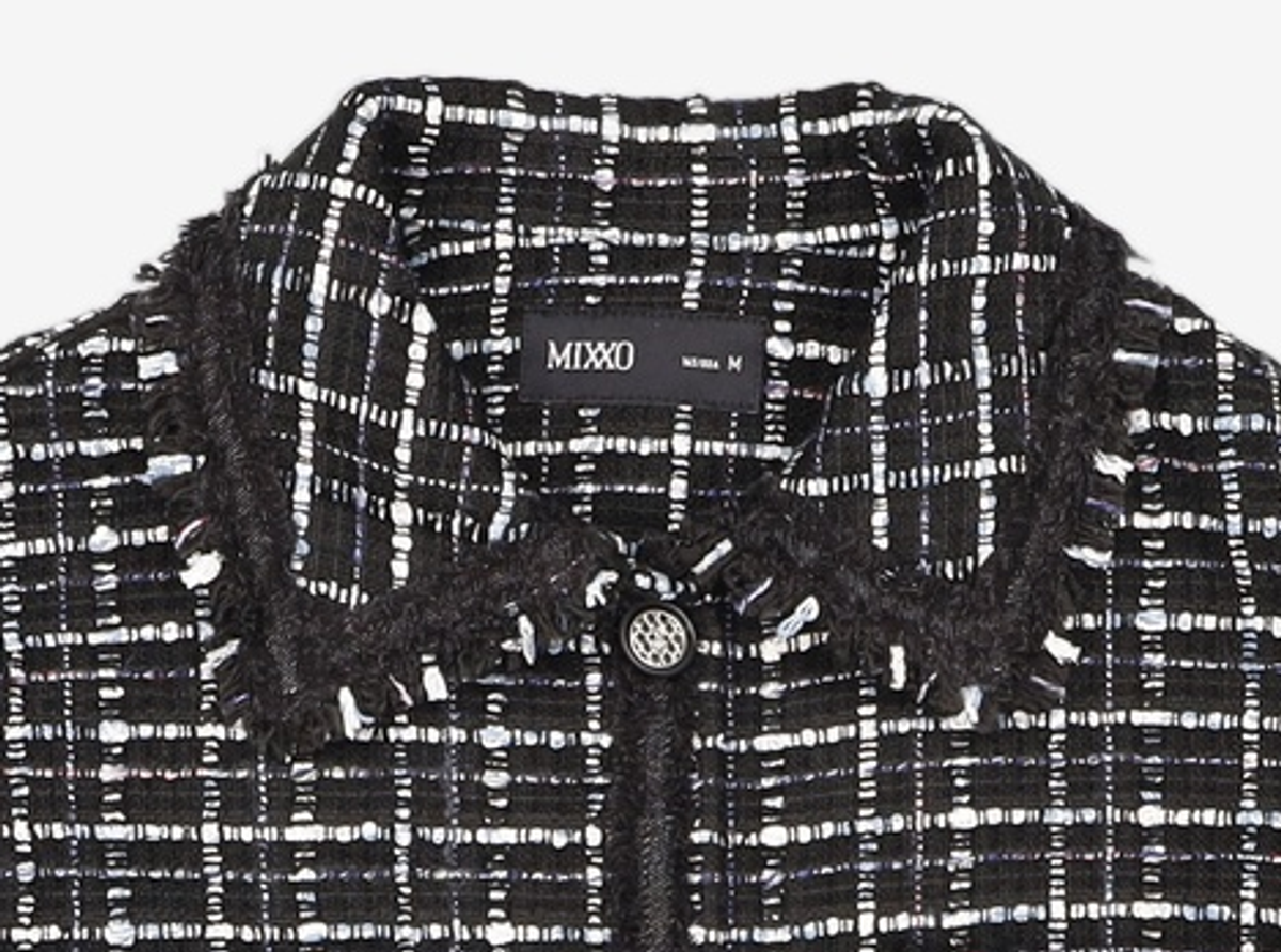 미쏘(MIXXO) 트위드 아우터형 숏자켓 MIWJKC233G M