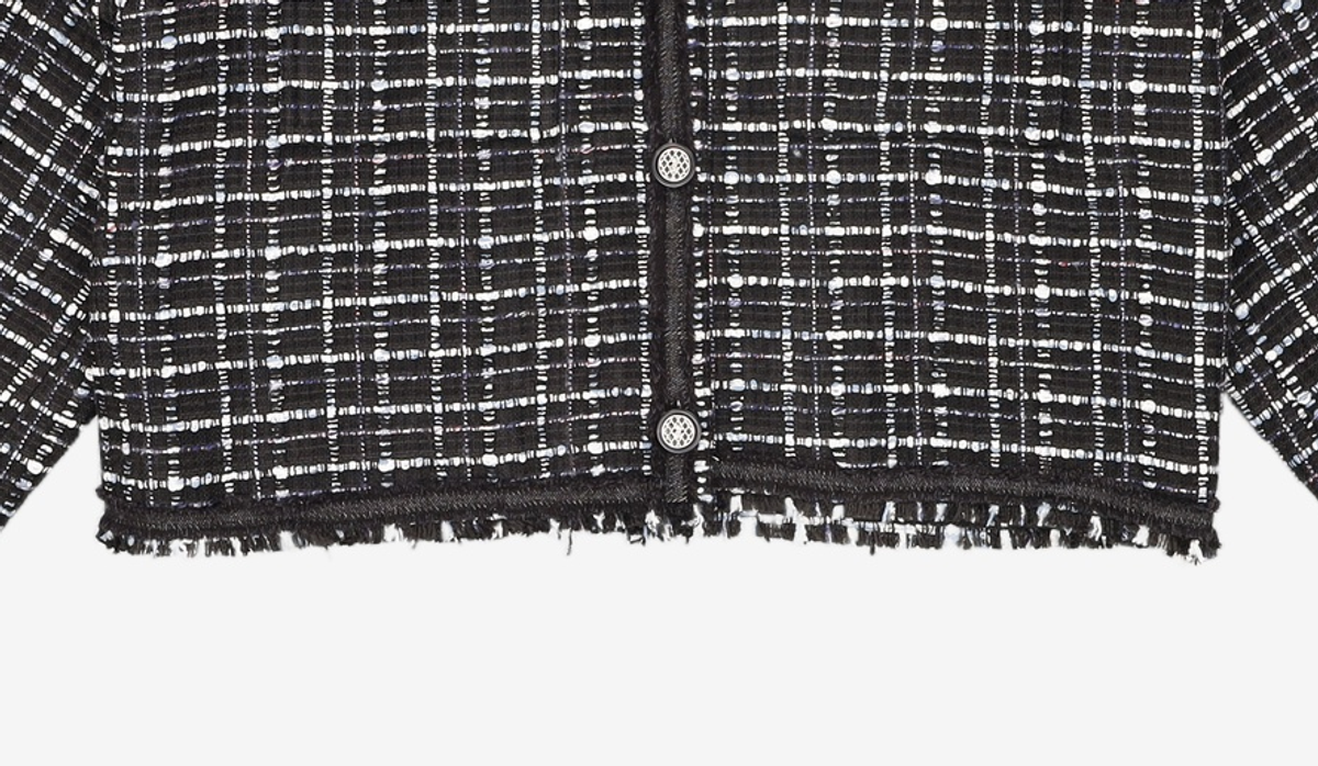 미쏘(MIXXO) 트위드 아우터형 숏자켓 MIWJKC233G M