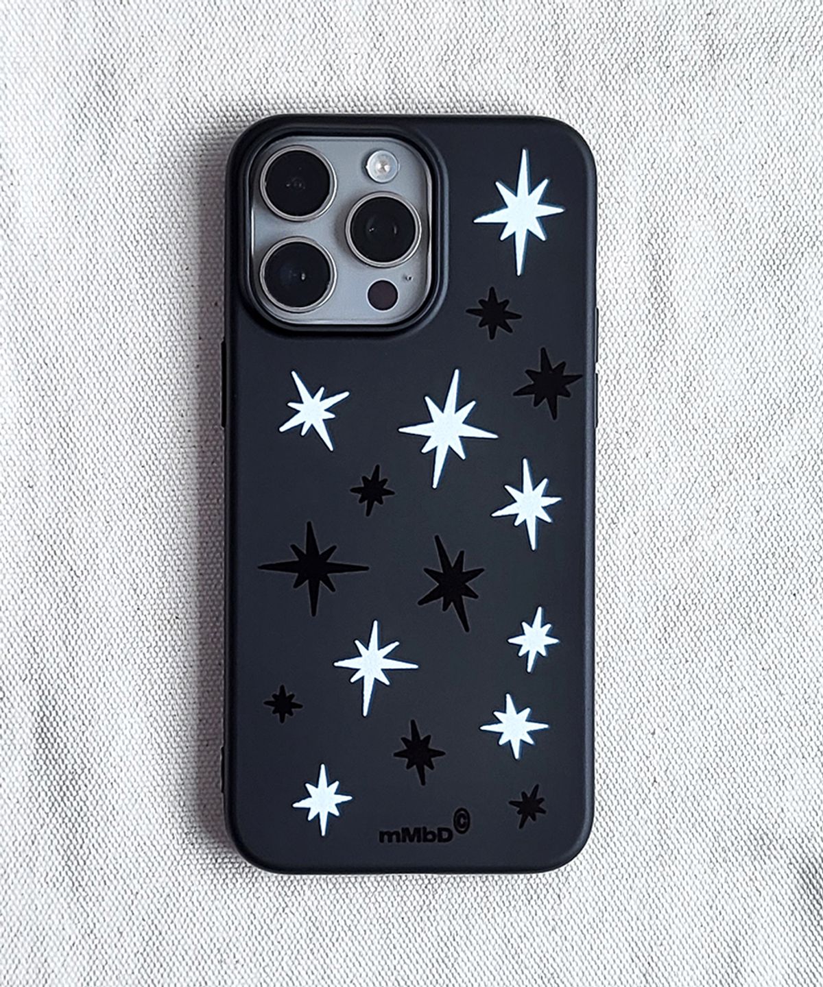 메모리즈바운더리(MEMORIESBOUNDARY) Stellar Scatter Phone Case Mix (Black Jelly)