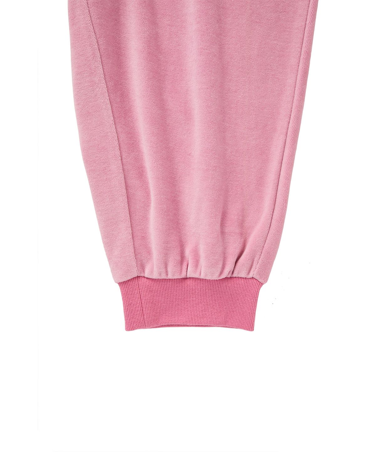 다이닛(DEINET) ROSE TYPO CAPRI JOGGER PANTS IN PINK