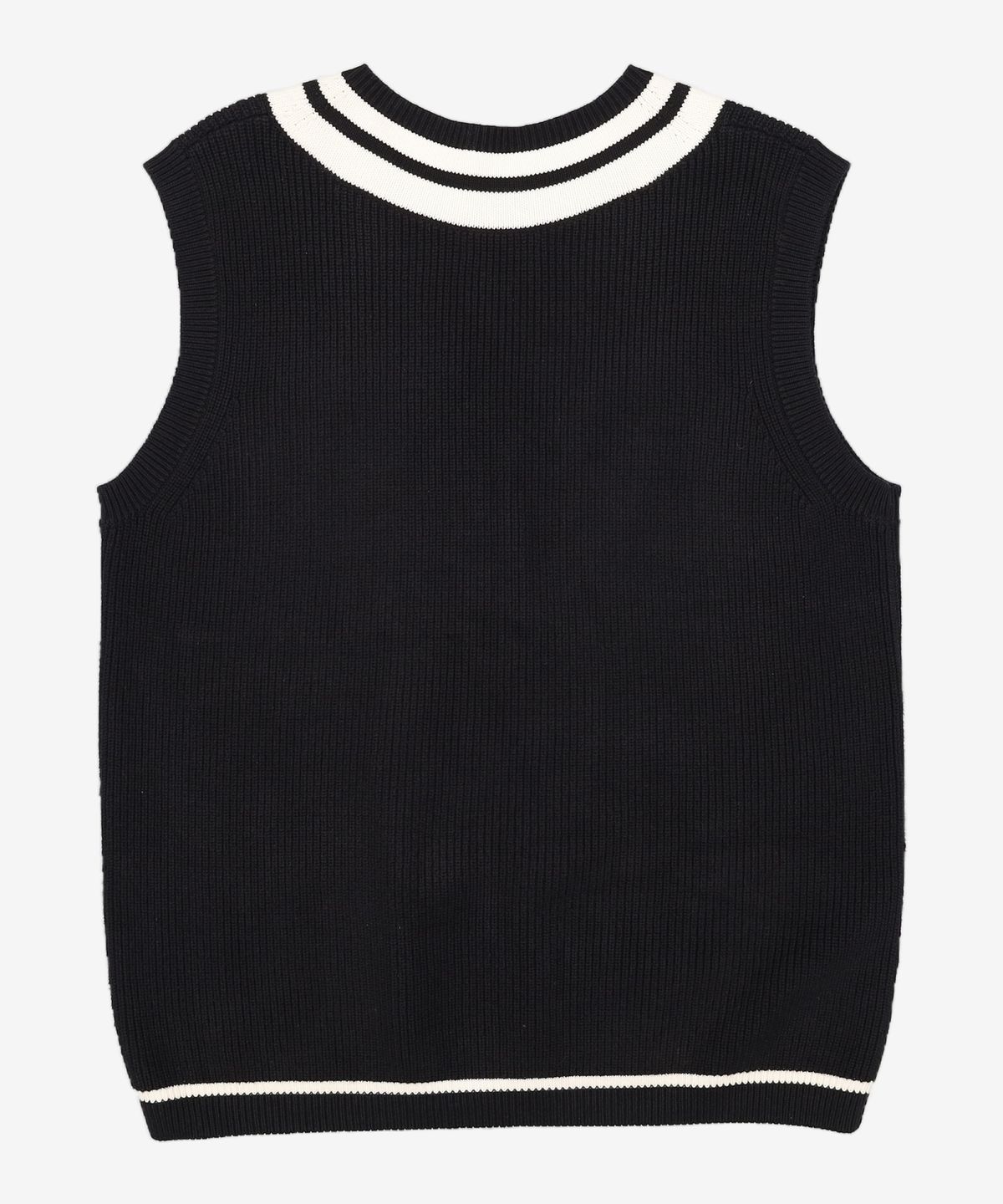 프레드페리(FRED PERRY) [Sharp] 스트라이프 헴 브이넥 베스트(102) AFPM231K540-102 L
