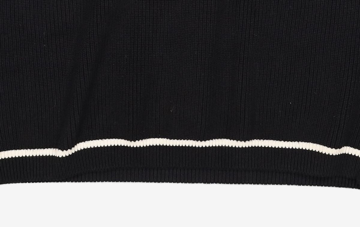 프레드페리(FRED PERRY) [Sharp] 스트라이프 헴 브이넥 베스트(102) AFPM231K540-102 L