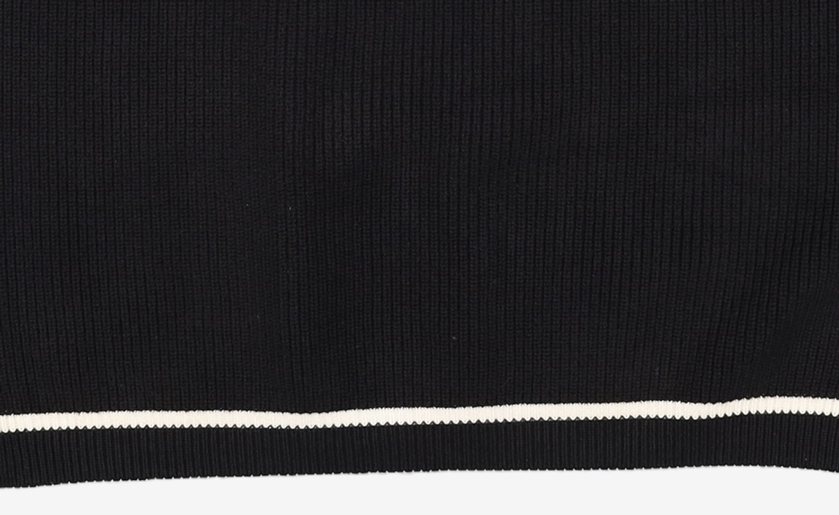 프레드페리(FRED PERRY) [Sharp] 스트라이프 헴 브이넥 베스트(102) AFPM231K540-102 L