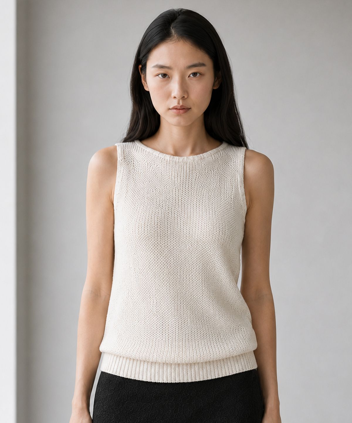 킴도(KIMDOH) Noma Knit Top - Black