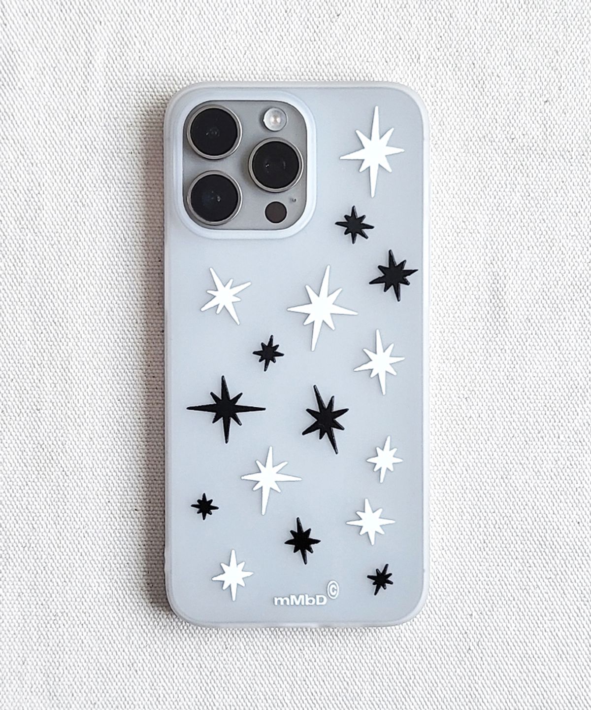메모리즈바운더리(MEMORIESBOUNDARY) Stellar Scatter Phone Case Mix (Matte Clear Jelly)