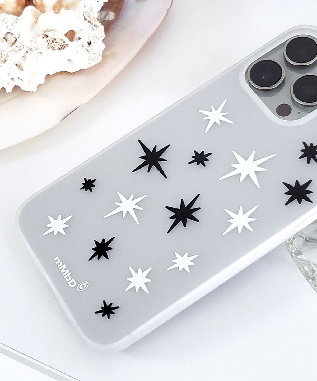 메모리즈바운더리(MEMORIESBOUNDARY) Stellar Scatter Phone Case Mix (Matte Clear Jelly)