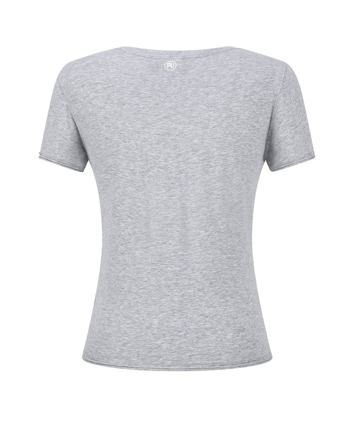 림닉(REEMNIK) MUTE BLANK SHORT-SLEEVED T-SHIRT [MELANGE GRAY]