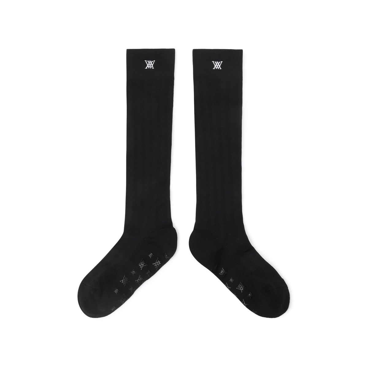 어뉴골프(ANEW GOLF) WOMEN COLOR POP KNEE SOCKS_BK