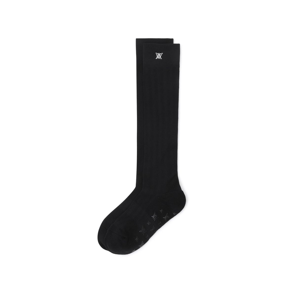 어뉴골프(ANEW GOLF) WOMEN COLOR POP KNEE SOCKS_BK