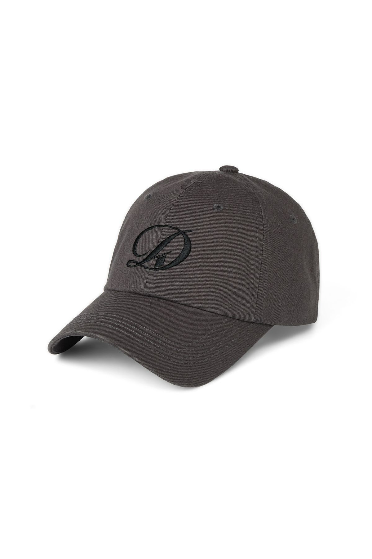 다이닛(DEINET) ESSENTIAL D LOGO BALL CAP IN CHARCOAL