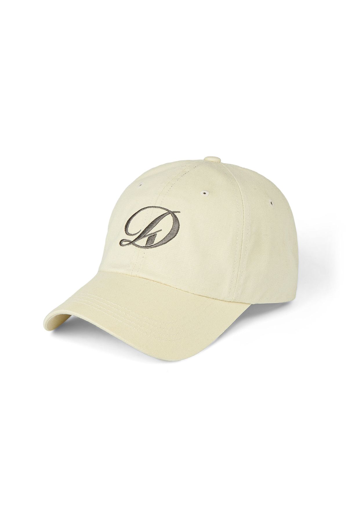 다이닛(DEINET) ESSENTIAL D LOGO BALL CAP IN IVORY