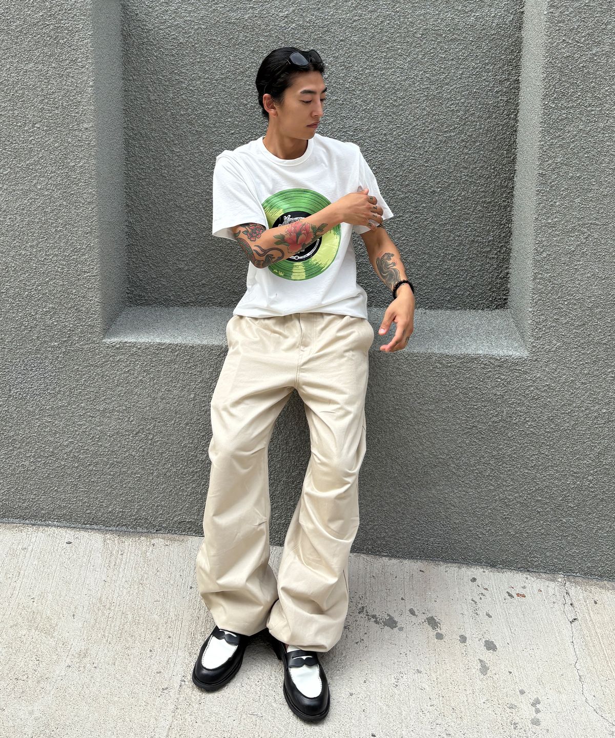 겐조(KENZO) 남성 프리 컬렉션 엘라스티케이티드 팬츠_K263AMP102BEX