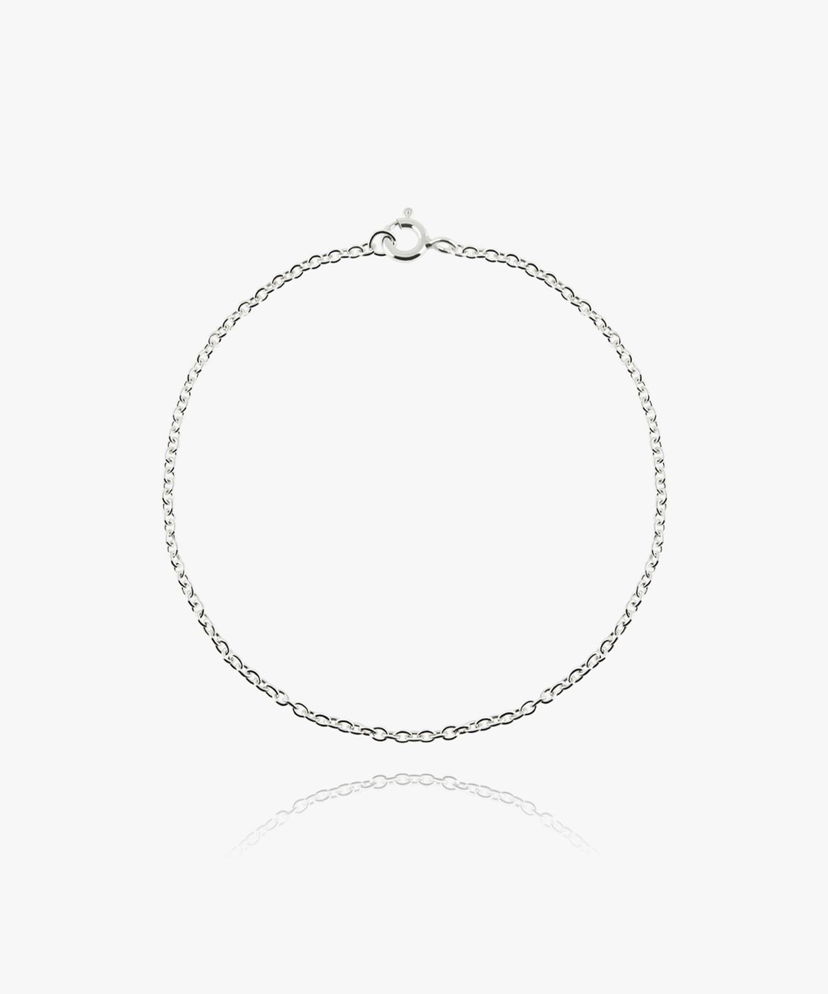 엘렌쥬얼리(HELENE JEWELRY) 실버 Silver 925 고방 체인 은 팔찌