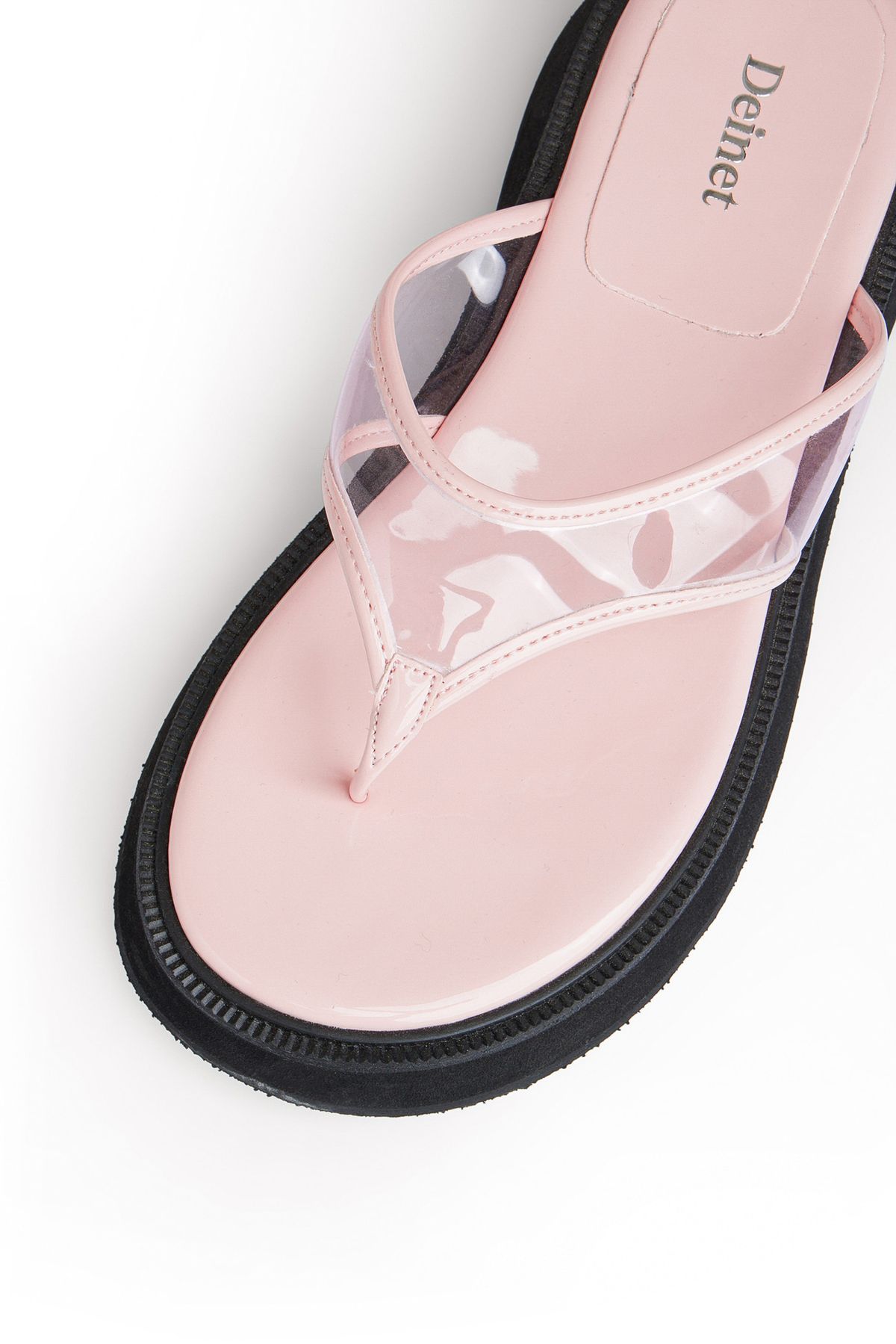 다이닛(DEINET) JELLY FLIP FLOP IN PINK