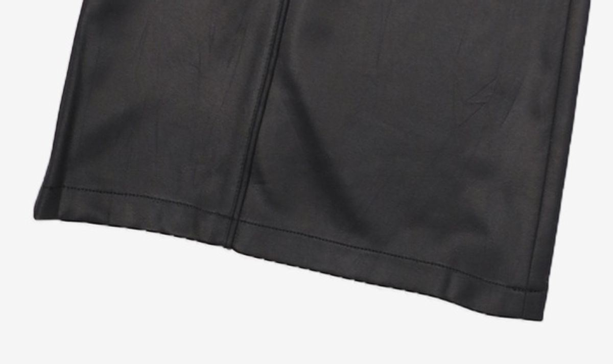 트리밍버드(TREEMINGBIRD) Suede Piping Classic Set-up Pants [ Charcoal ] 1