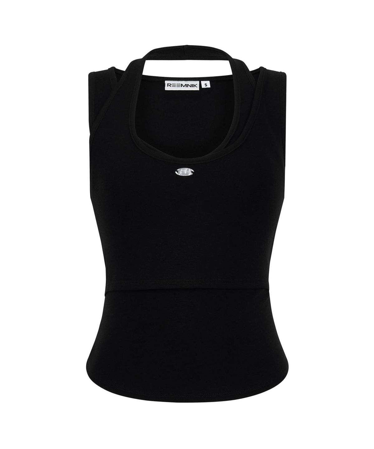 림닉(REEMNIK) MUTE LAYERED  TANK TOP [BLACK]