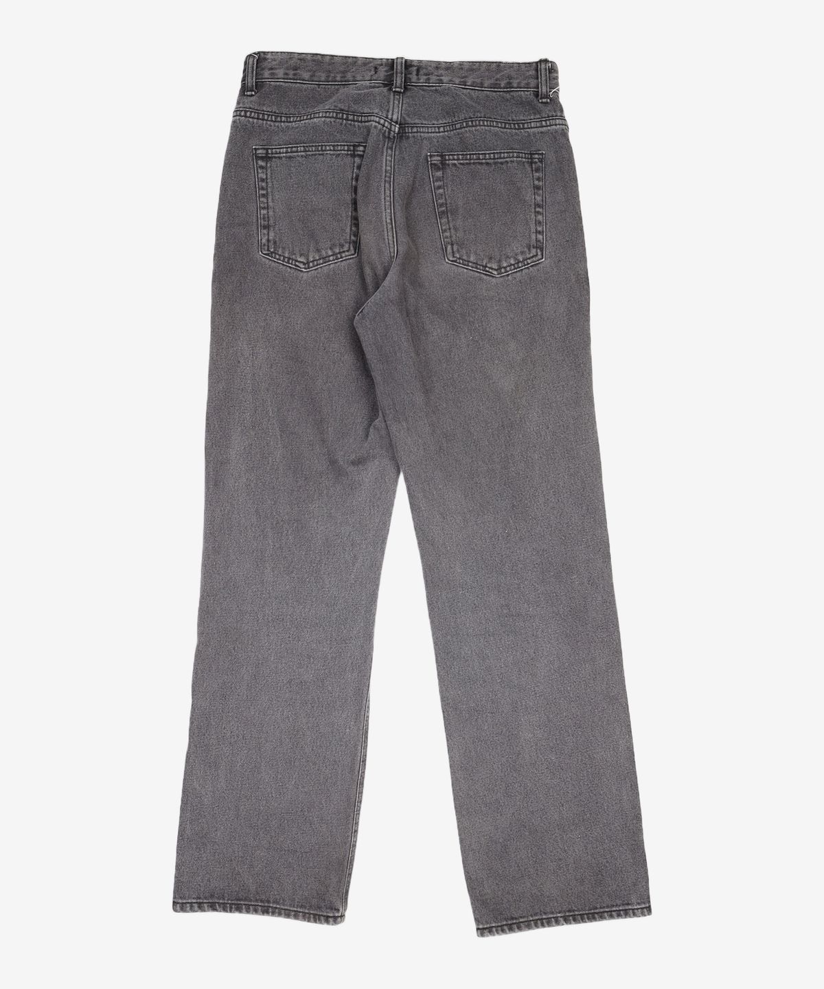 오더아카이브(ORDER ARCHIVE) Minimal wide jeans - 워시드 블랙진 30