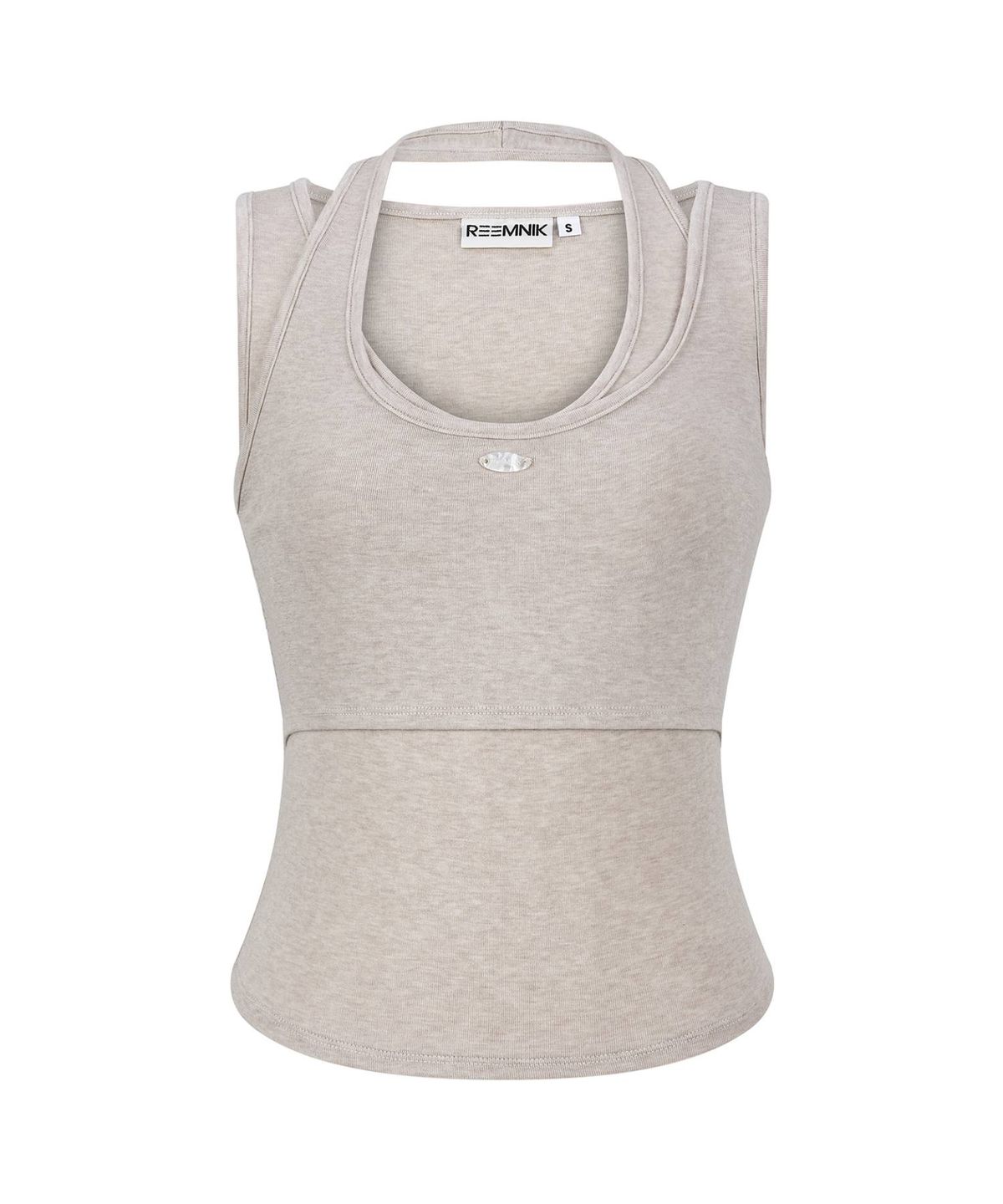 림닉(REEMNIK) MUTE LAYERED  TANK TOP [OATMEAL]