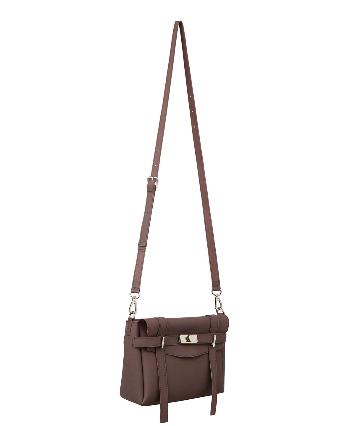 다이닛(DEINET) JELLY POINT CROSS BAG IN BROWN