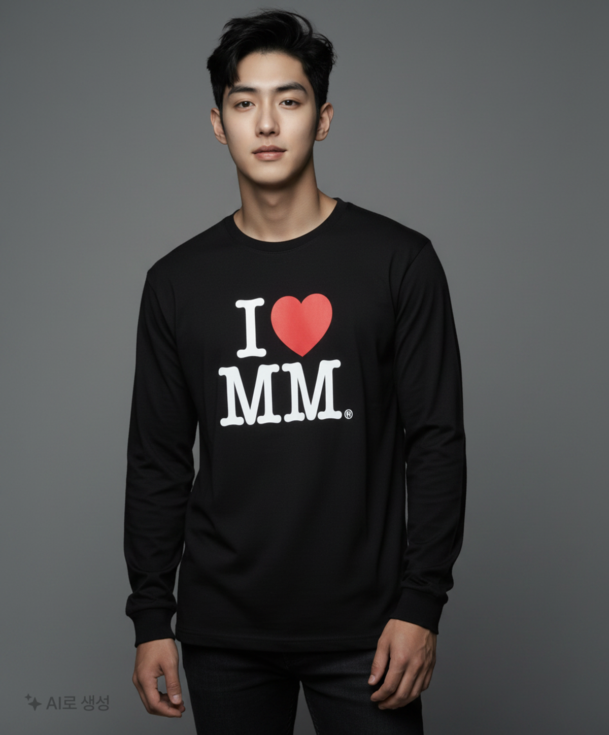 엠엠엘지(MMLG) [Mmlg] I LUV MM LSV-T (BLACK) L