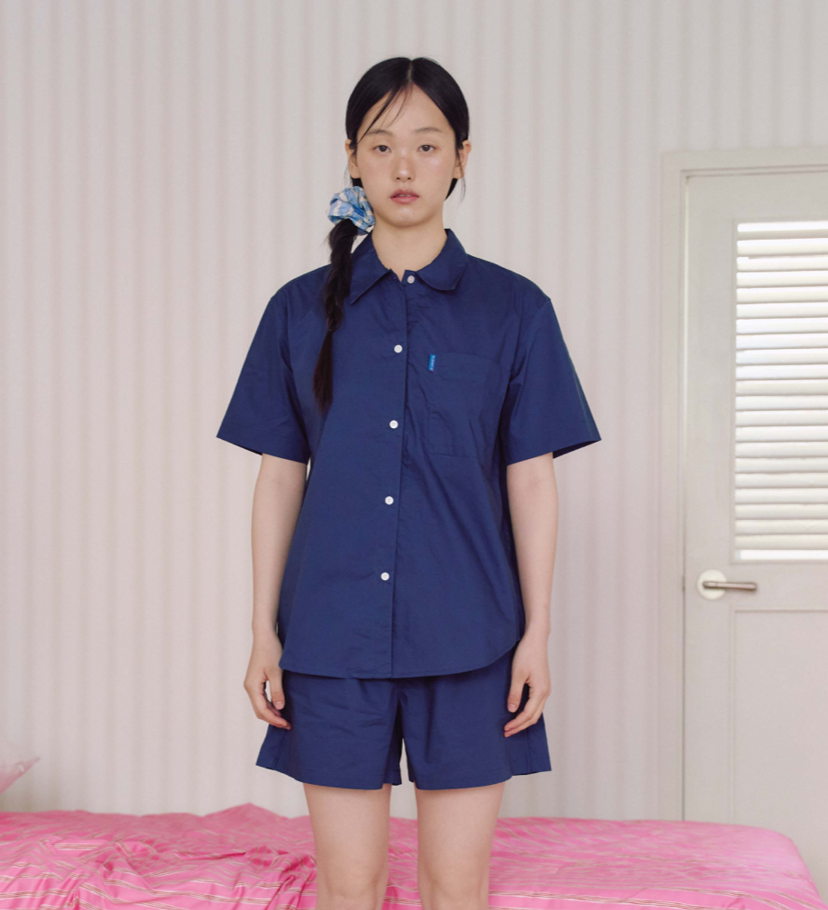 핀카(FINCA) BL003 클래식 반셔츠_네이비 블레이저 2SIZES