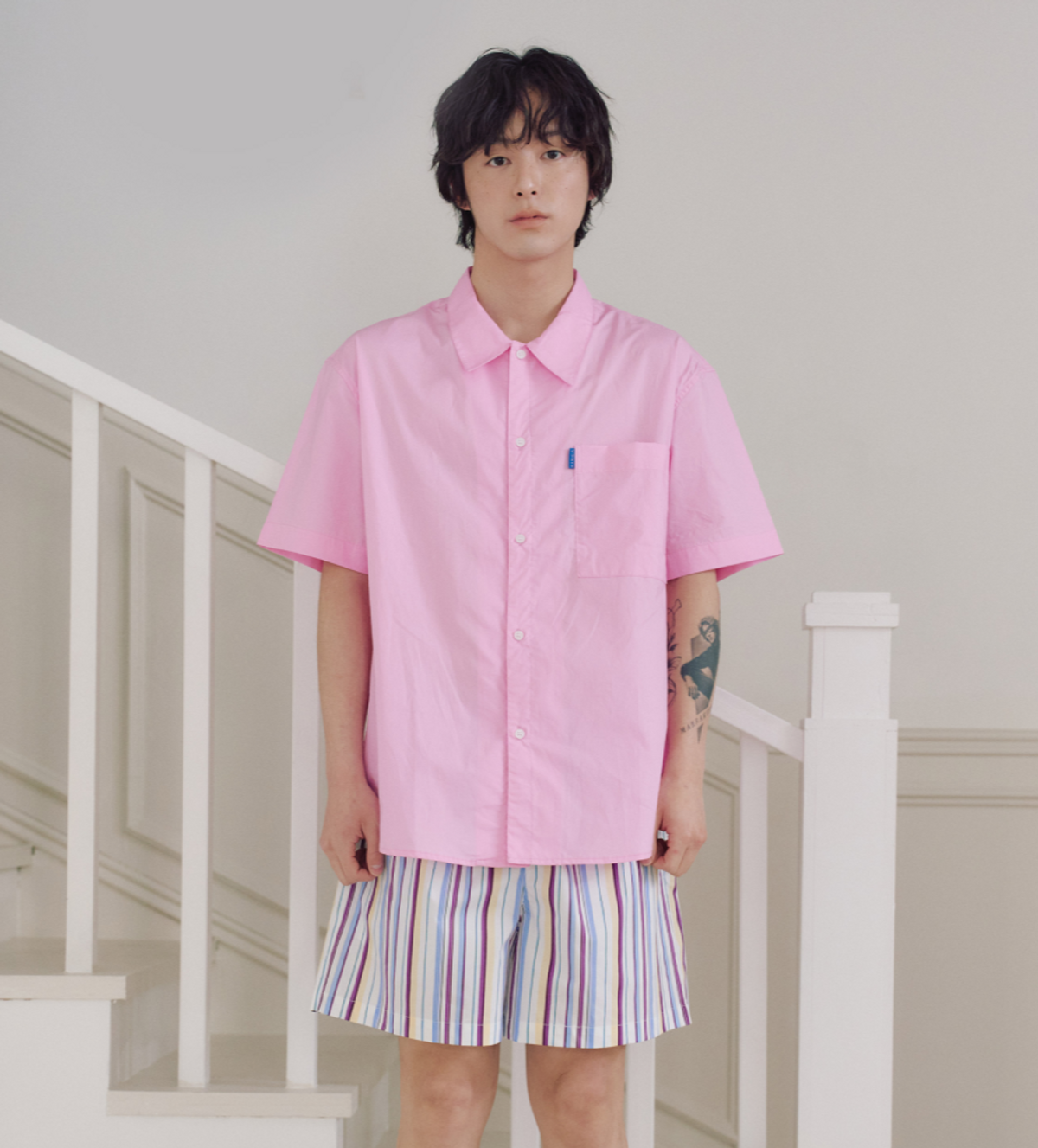 핀카(FINCA) PK002 클래식 반셔츠_페어리 핑크 2SIZES