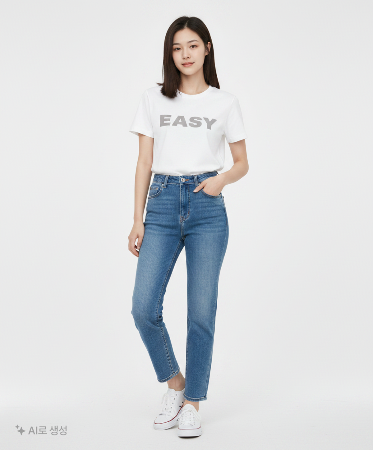 이지노이지(EASY NO EASY) 반소매 티셔츠 FREE
