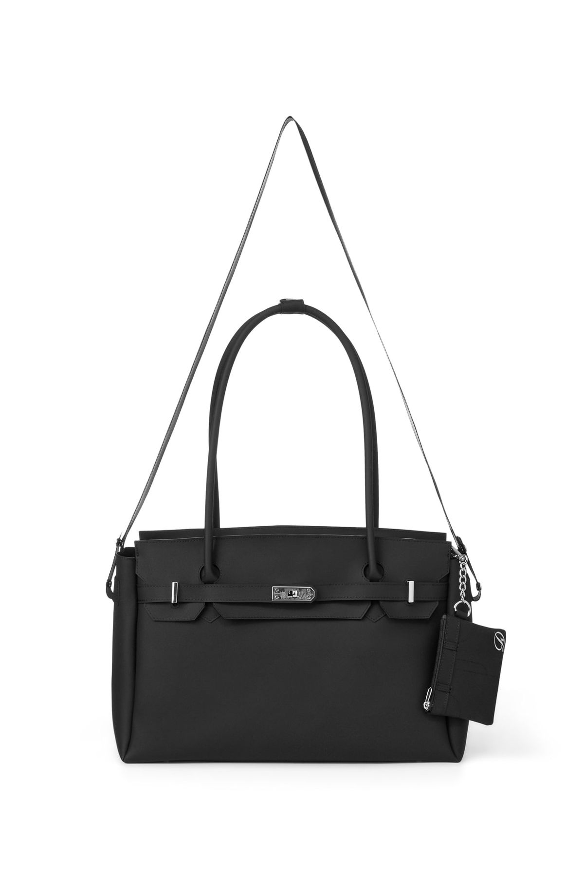 다이닛(DEINET) JELLY TWO-WAY BIG BAG IN BLACK