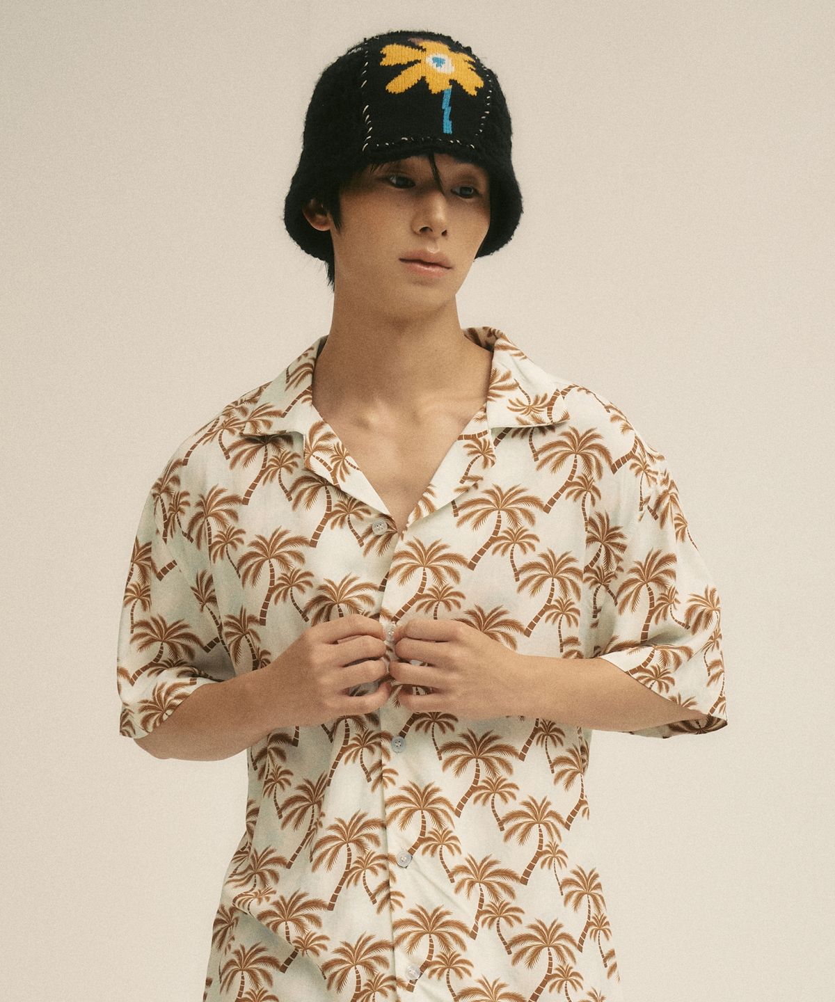빌라레이(VILLA RAY) 팜 데이즈 남성 비스코스 셔츠