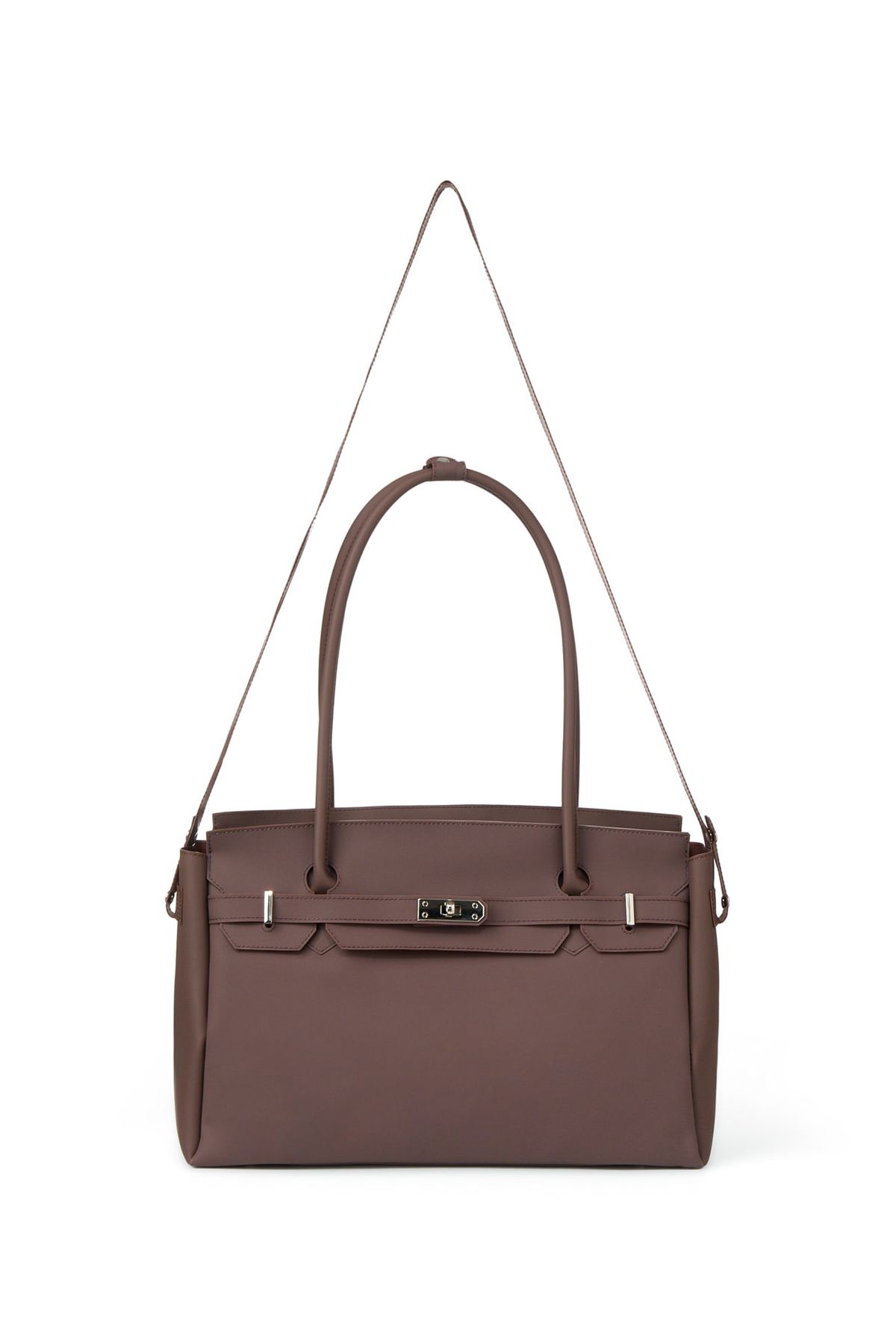 다이닛(DEINET) JELLY TWO-WAY BIG BAG IN BROWN