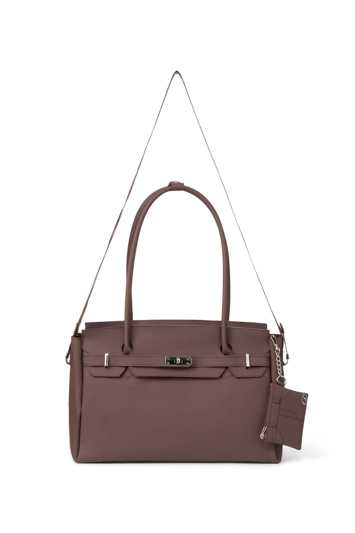 다이닛(DEINET) JELLY TWO-WAY BIG BAG IN BROWN