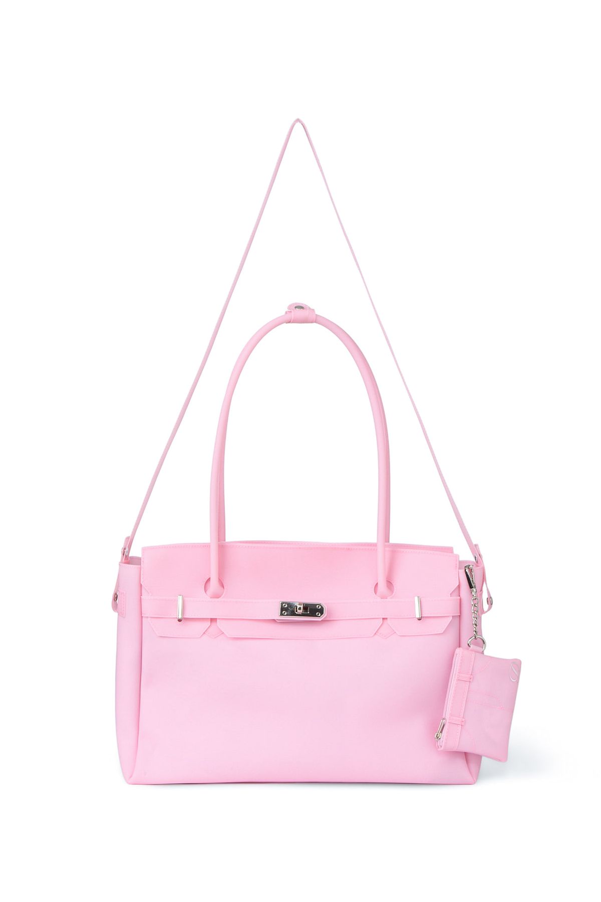 다이닛(DEINET) JELLY TWO-WAY BIG BAG IN PINK
