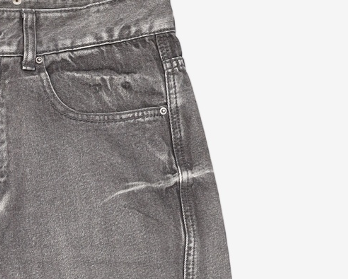 메종미네드(MAISON MINED) PINCH WIND DENIM PANTS GREY S