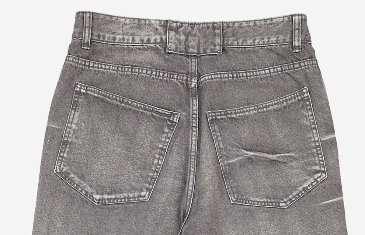 메종미네드(MAISON MINED) PINCH WIND DENIM PANTS GREY S