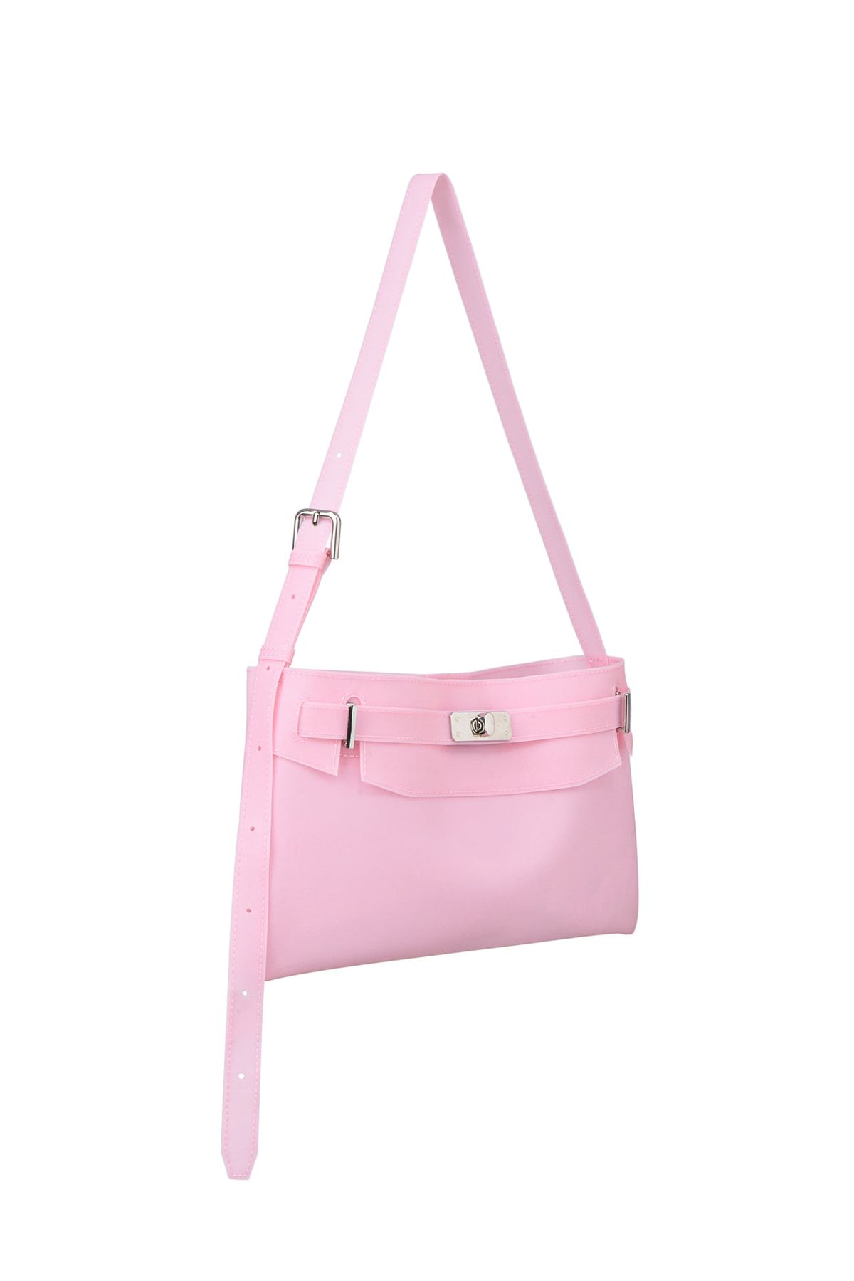 다이닛(DEINET) JELLY TWO-WAY MIDDLE BAG IN PINK
