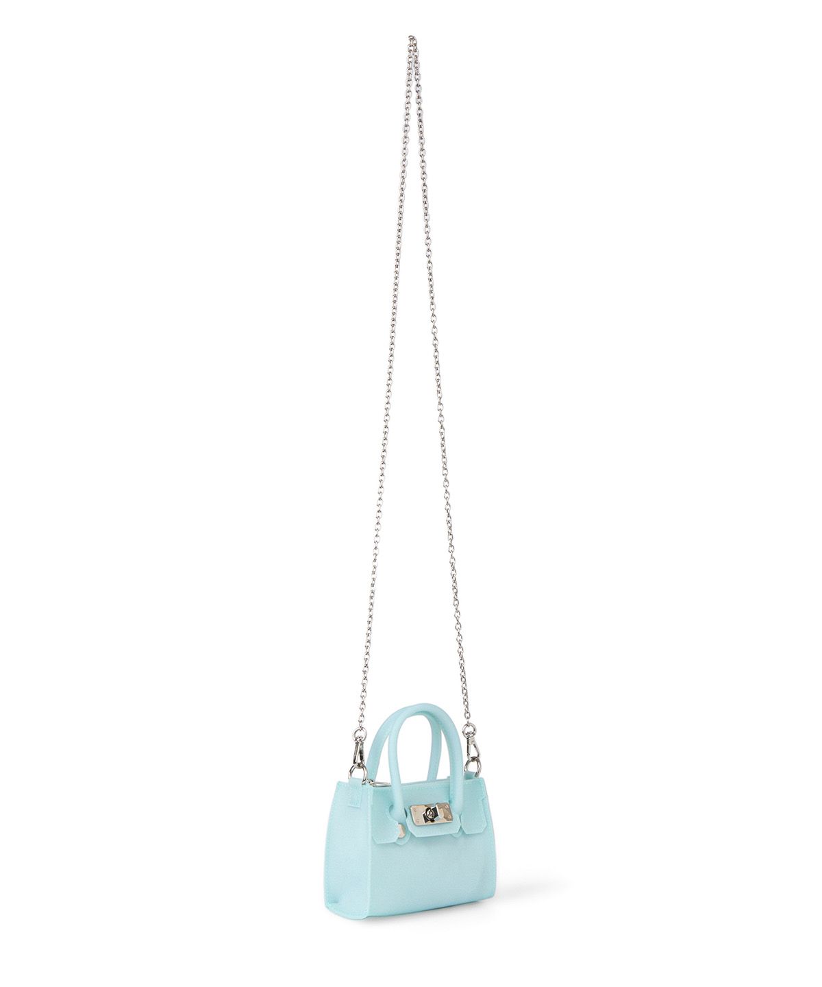 다이닛(DEINET) JELLY CHAIN MINI BAG IN ICE BLUE