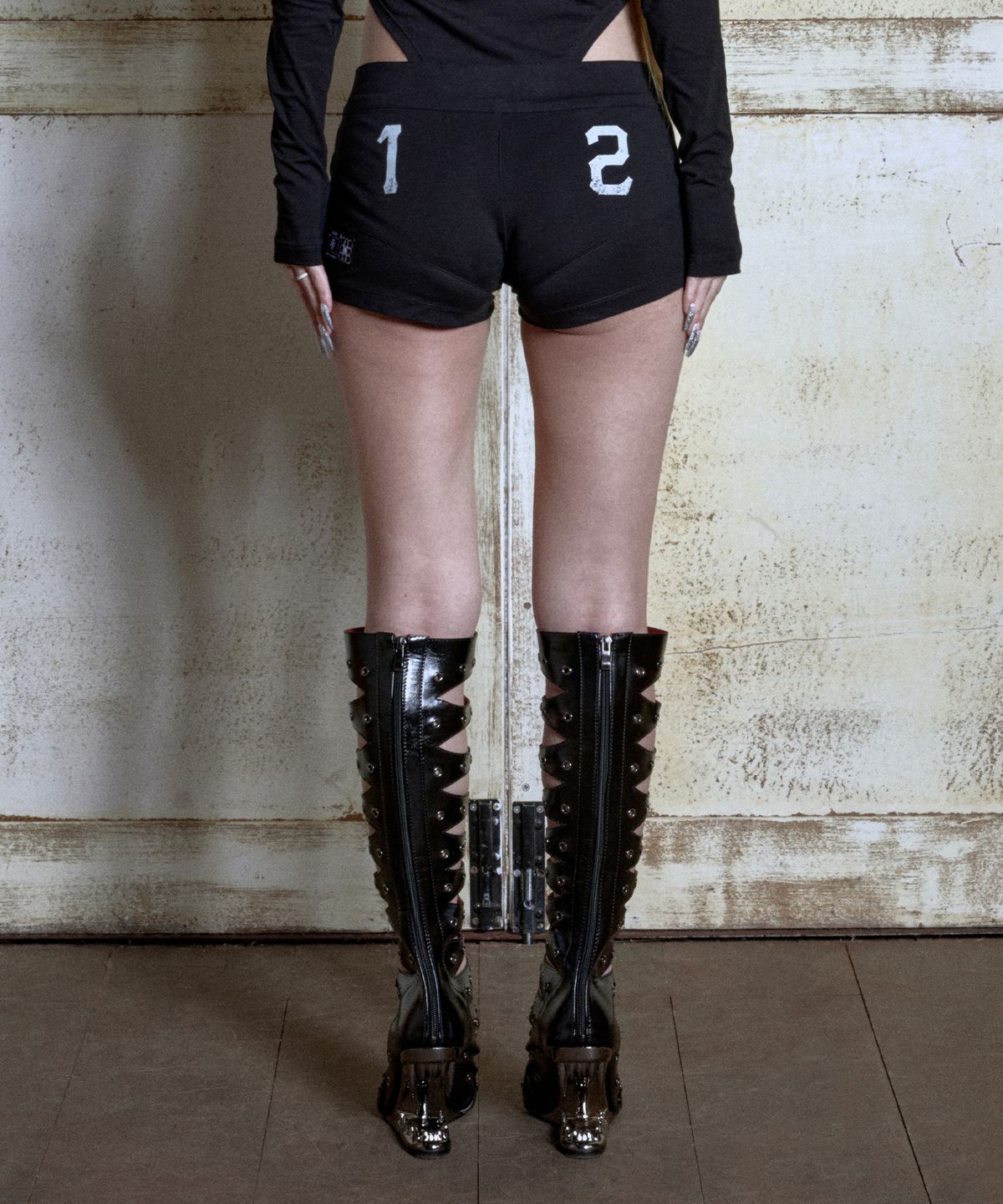 오퍼스 0012(OPUS 0012) Op.08 PITSTOP BOXER PANTS BLACK