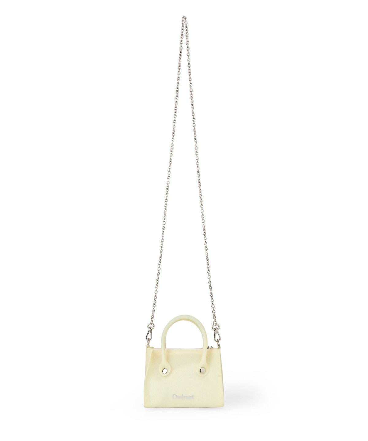 다이닛(DEINET) JELLY CHAIN MINI BAG IN BUTTER