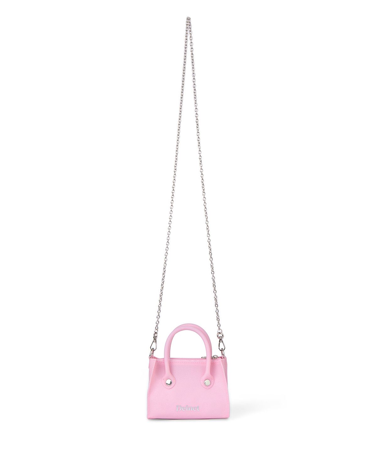 다이닛(DEINET) JELLY CHAIN MINI BAG IN PINK