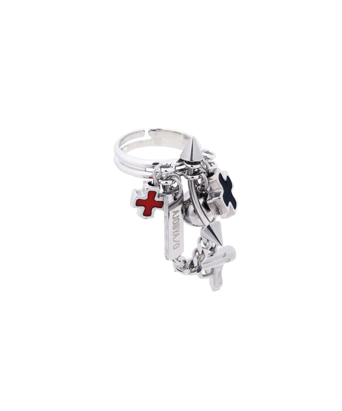 아조바이아조(AJOBYAJO) Crossfire Cluster Ring [SILVER]