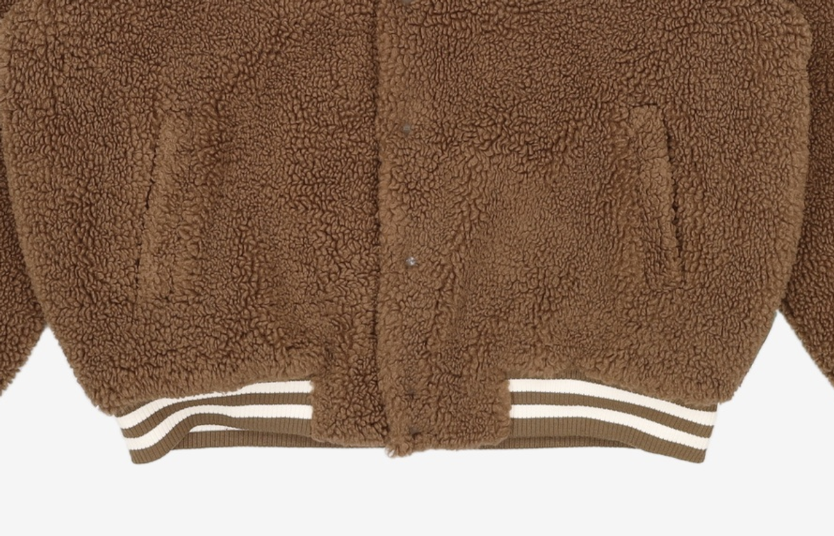 카테고리9(CATEGORY9) FLEECE PADDED TEDDY JACKET_DARK BROWN FREE