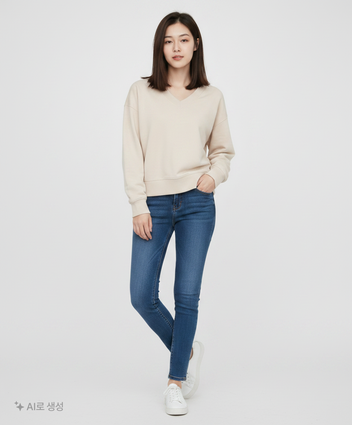 무신사 스탠다드(MUSINSA STANDARD) 긴소매 티셔츠 S
