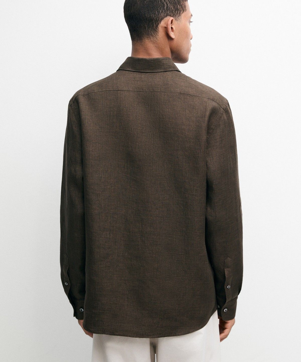 마시모두띠(MASSIMO DUTTI) 100% 린넨 셔츠